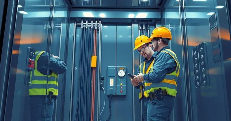 Manutenção elevador elétrico