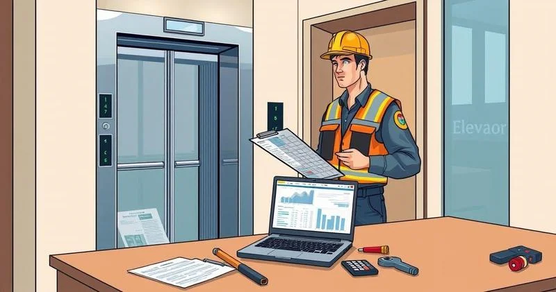 Manutenção de elevador residencial