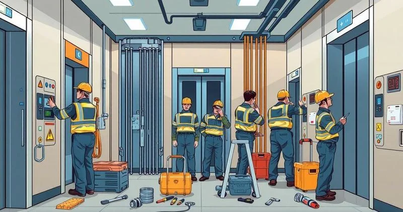 Manutenção preventiva de elevadores